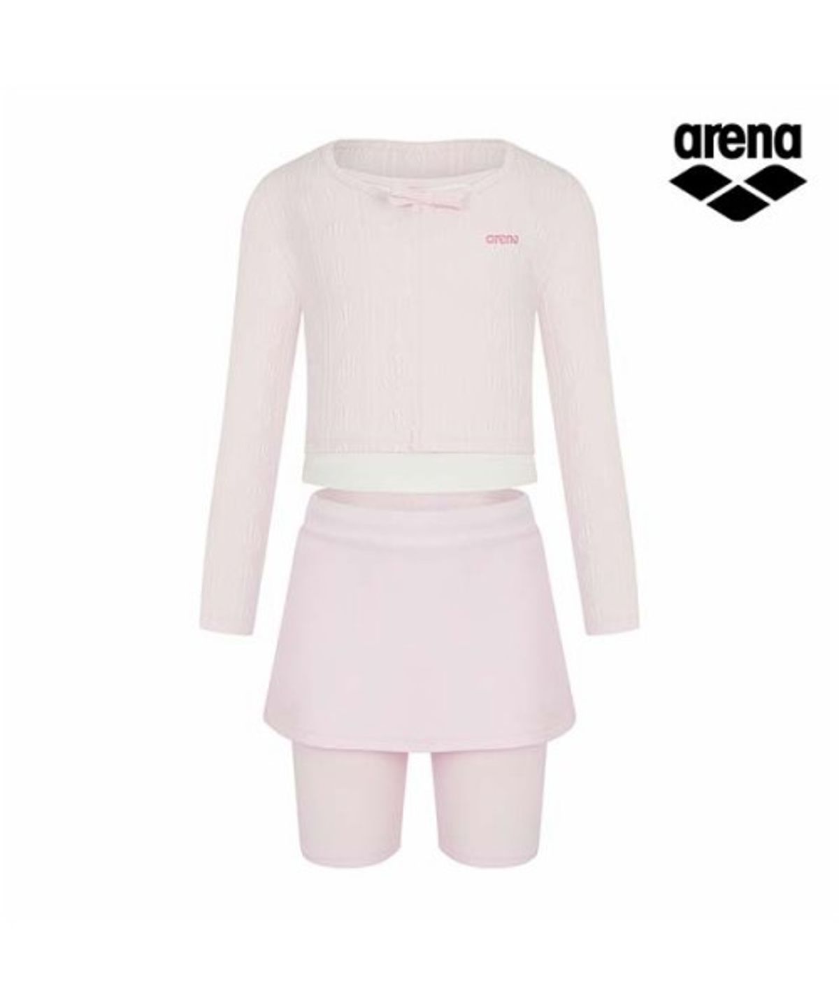 아레나 키즈(ARENA KIDS) 셀리 아동 래쉬가드 3PCS 세트 A6BG1GS01LPK