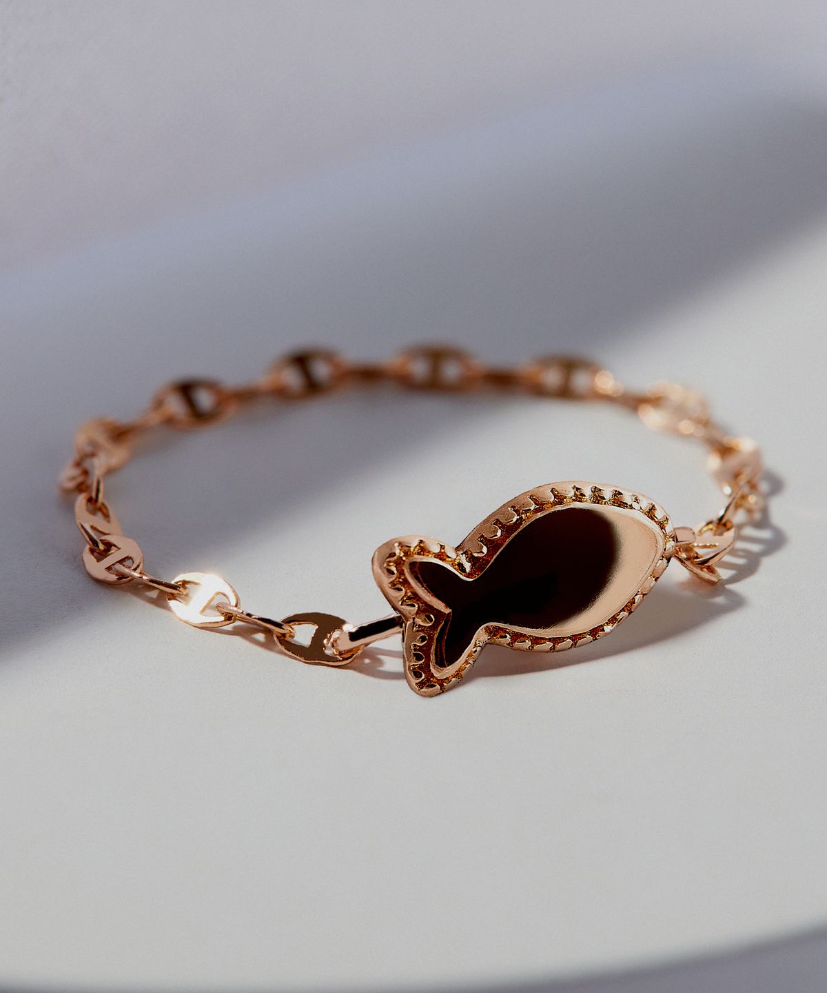 엘렌쥬얼리(HELENE JEWELRY) 14K 18K 로이 물고기 체인 반지