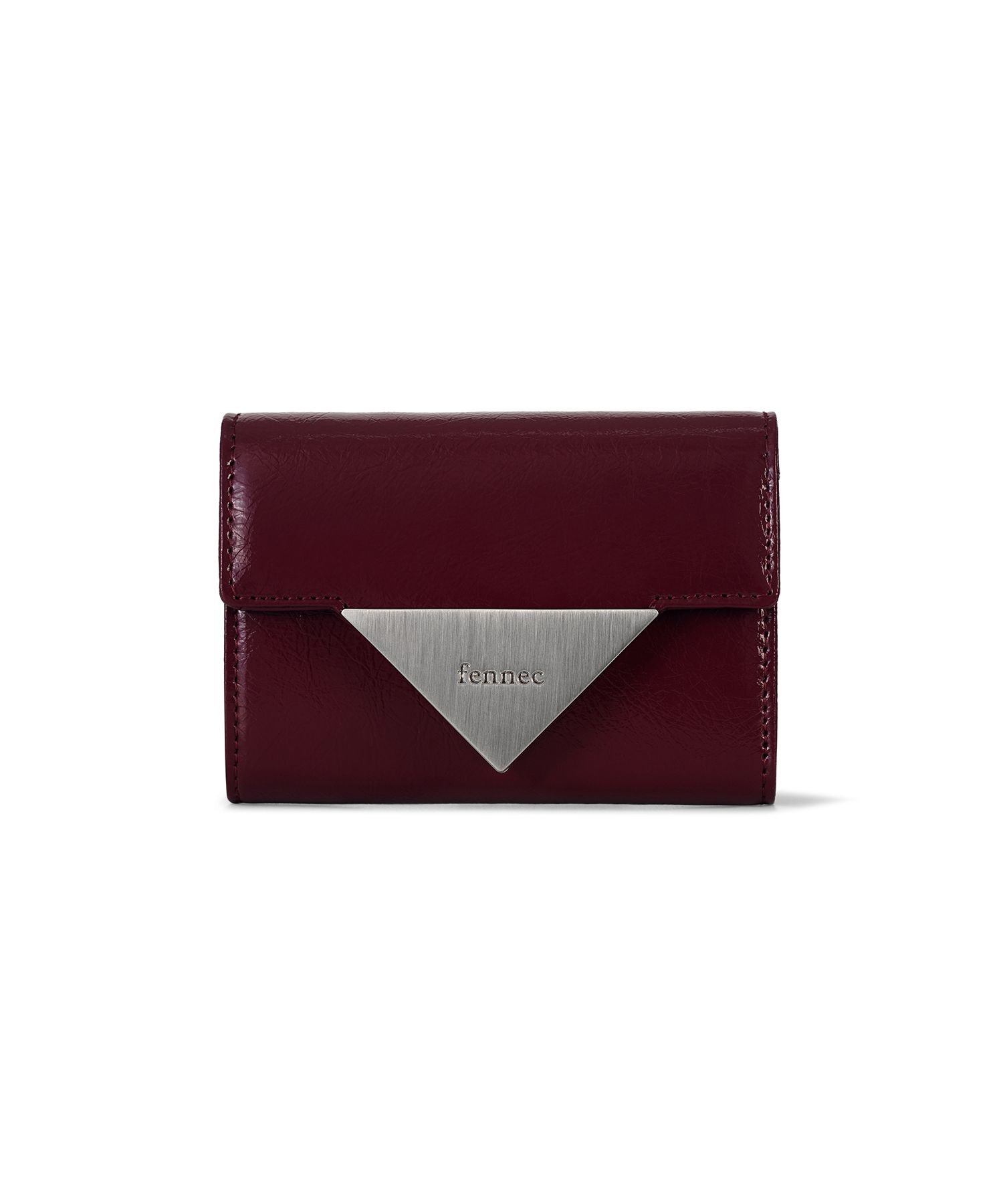 MUSINSA公式 | fennec TRIANGLE DOZI WALLET - DEEP CHERRY