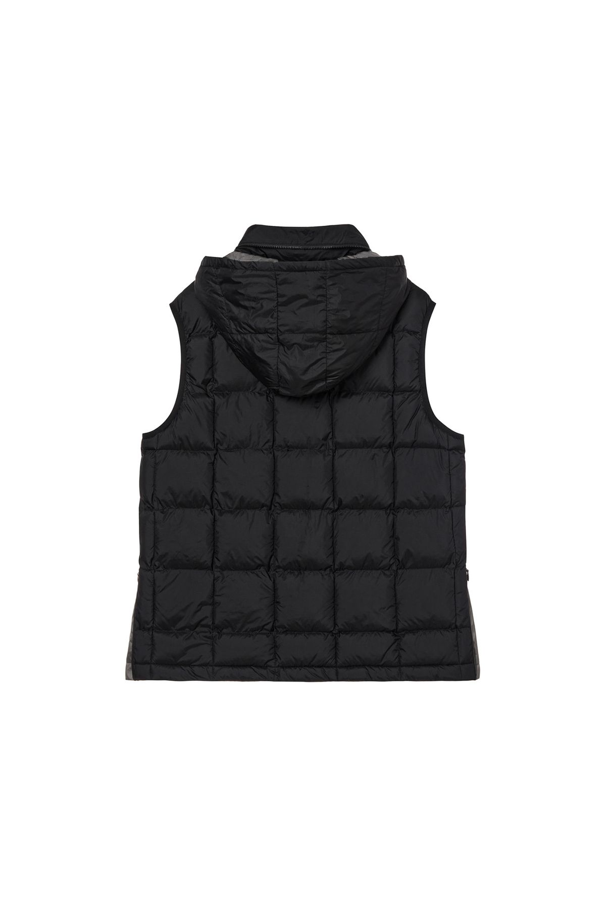 다이닛(DEINET) POINT WELLON HOOD VEST IN BLACK