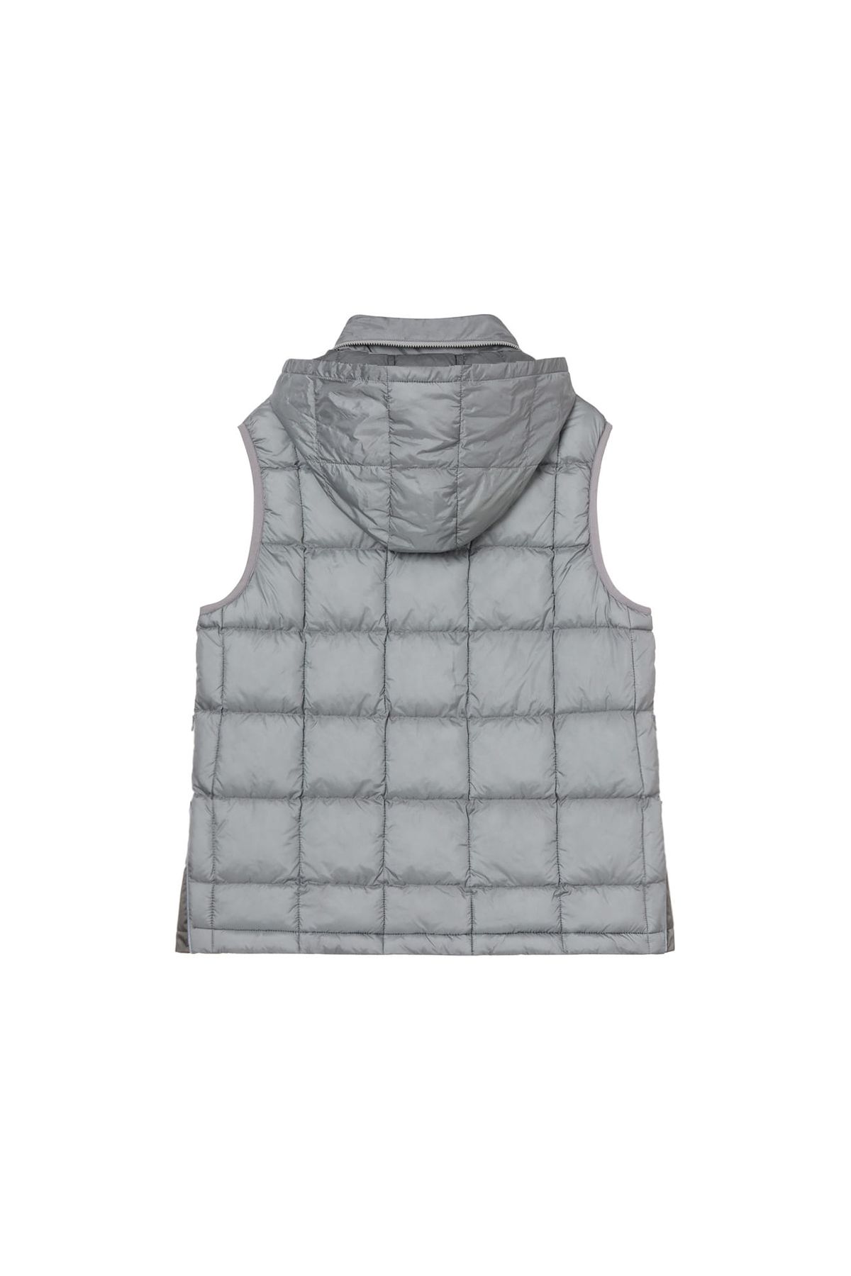 다이닛(DEINET) POINT WELLON HOOD VEST IN SILVER
