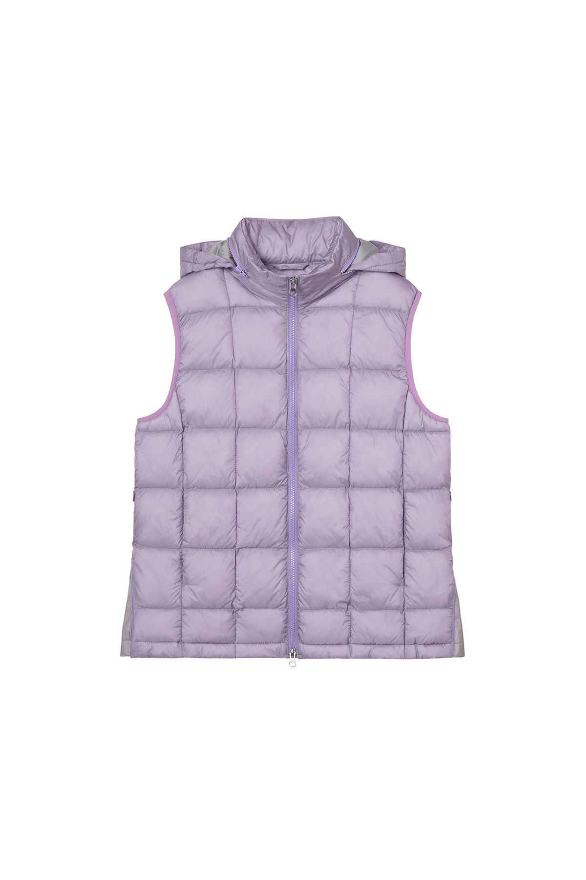 다이닛(DEINET) POINT WELLON HOOD VEST IN PURPLE