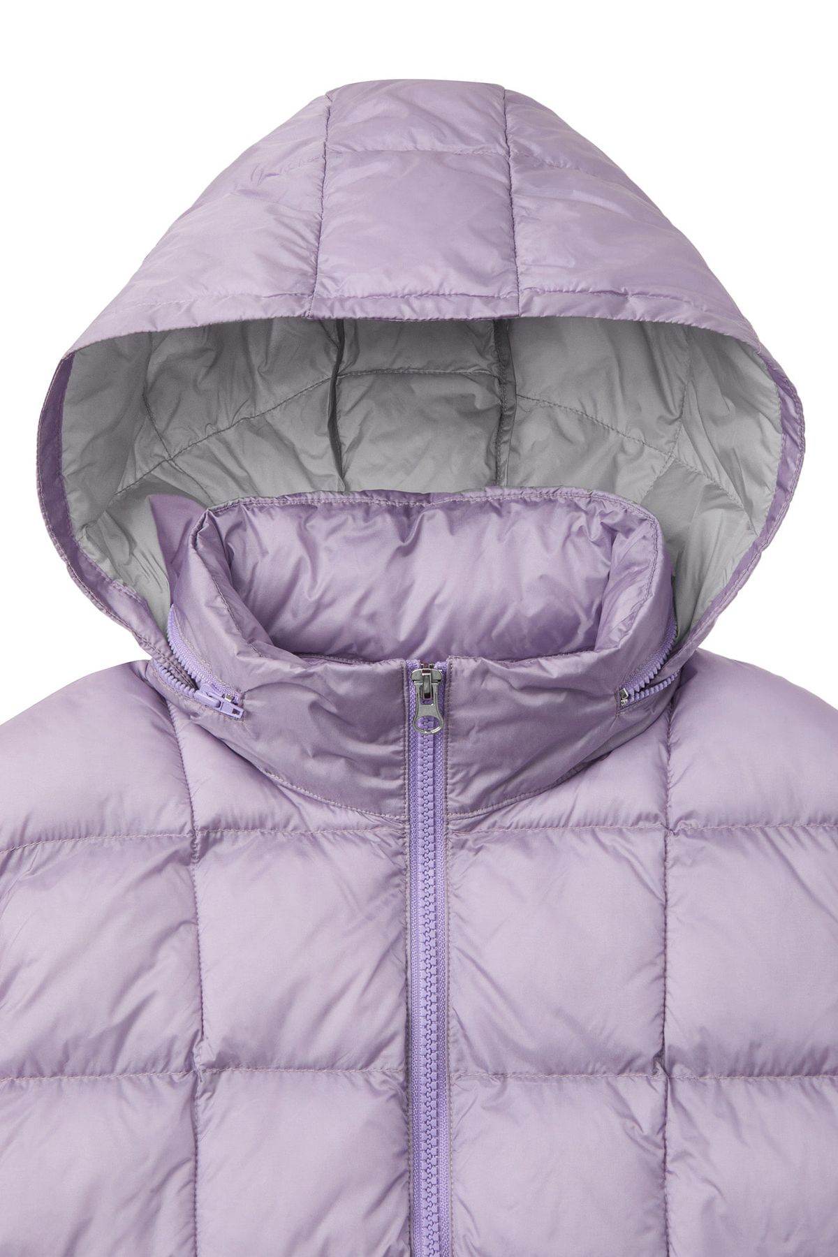 다이닛(DEINET) POINT WELLON HOOD VEST IN PURPLE