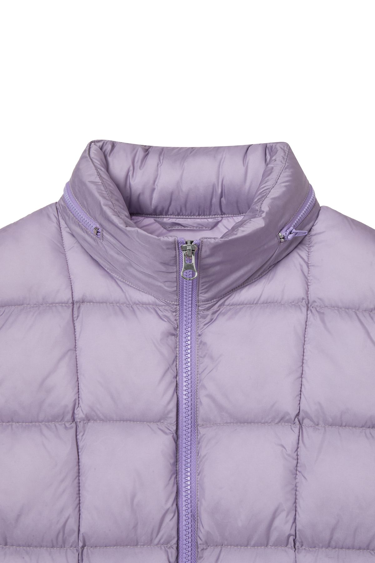 다이닛(DEINET) POINT WELLON HOOD VEST IN PURPLE