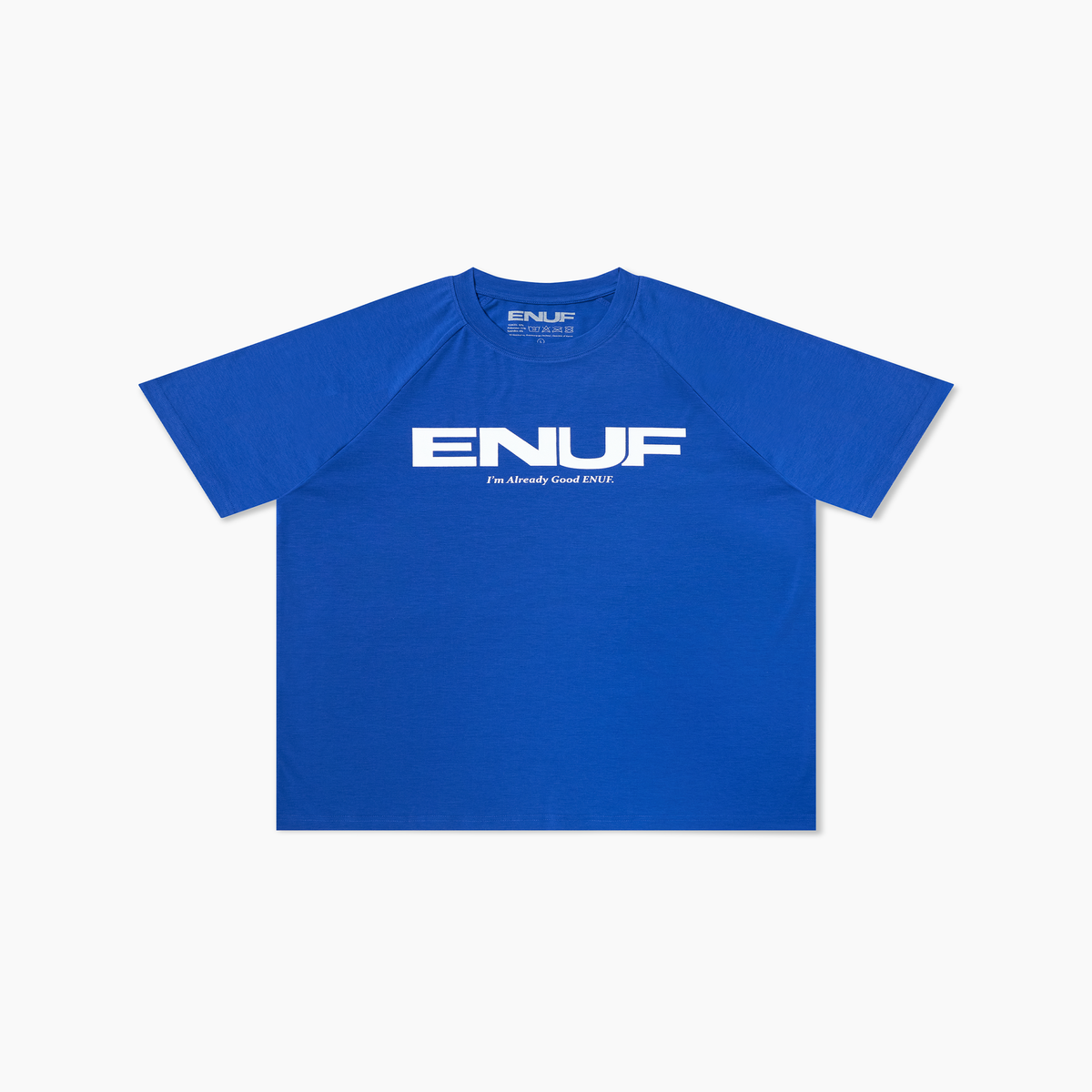 이너프(ENUF) ENUF 블루화이트 티셔츠