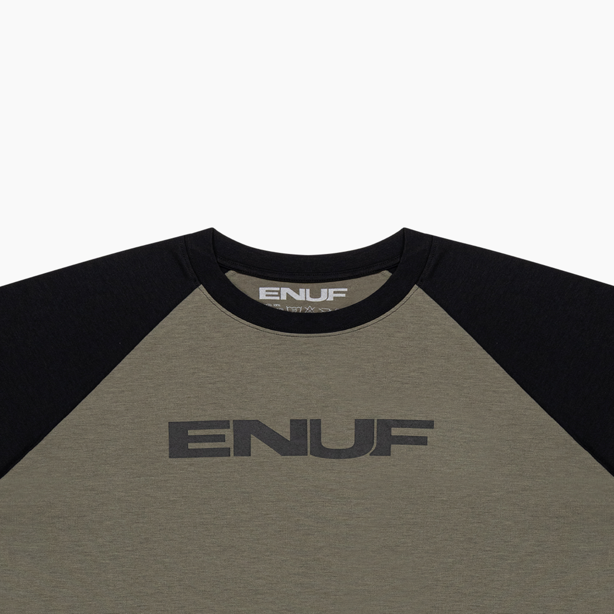 이너프(ENUF) ENUF 카키/블랙 티셔츠