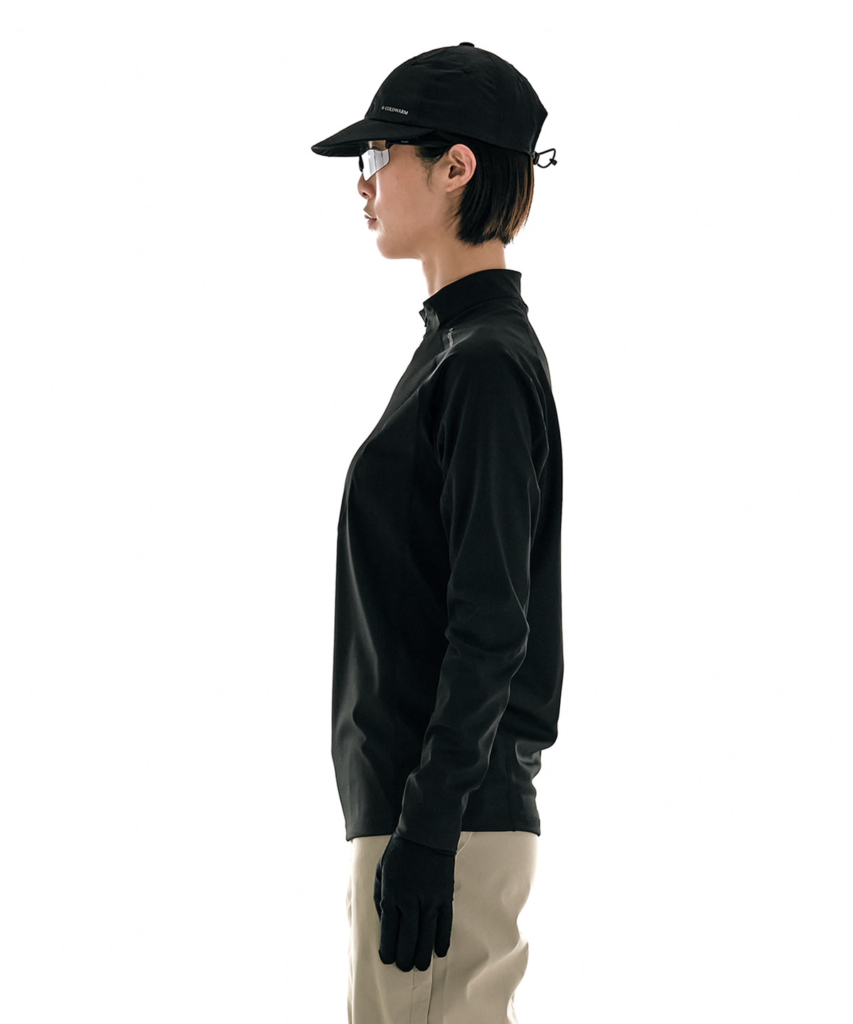 콜드웜(COLDWARM) Trail Half-Zip (Black) -Women-