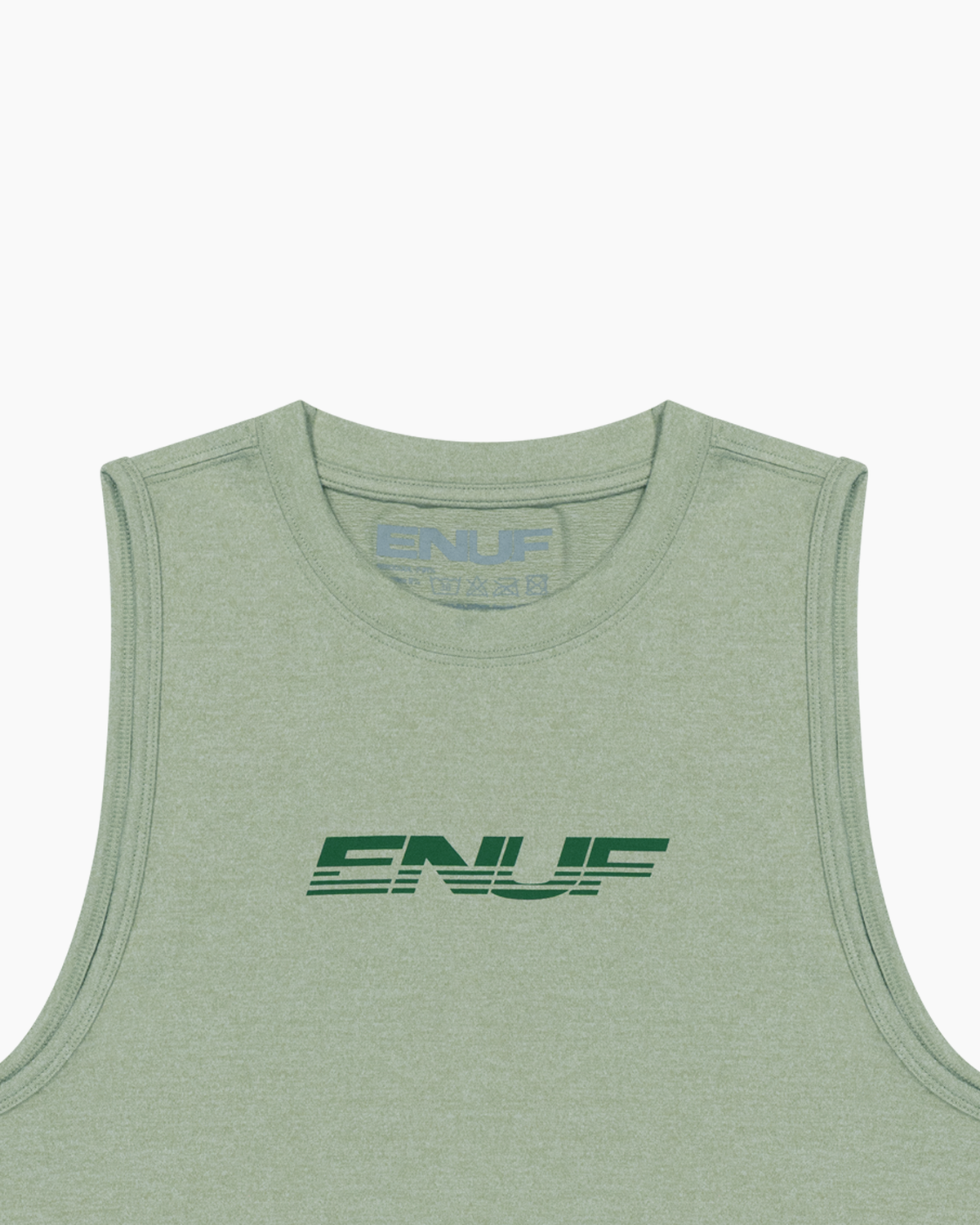 이너프(ENUF) ENUF RUN 포레스트 그린 민소매크롭