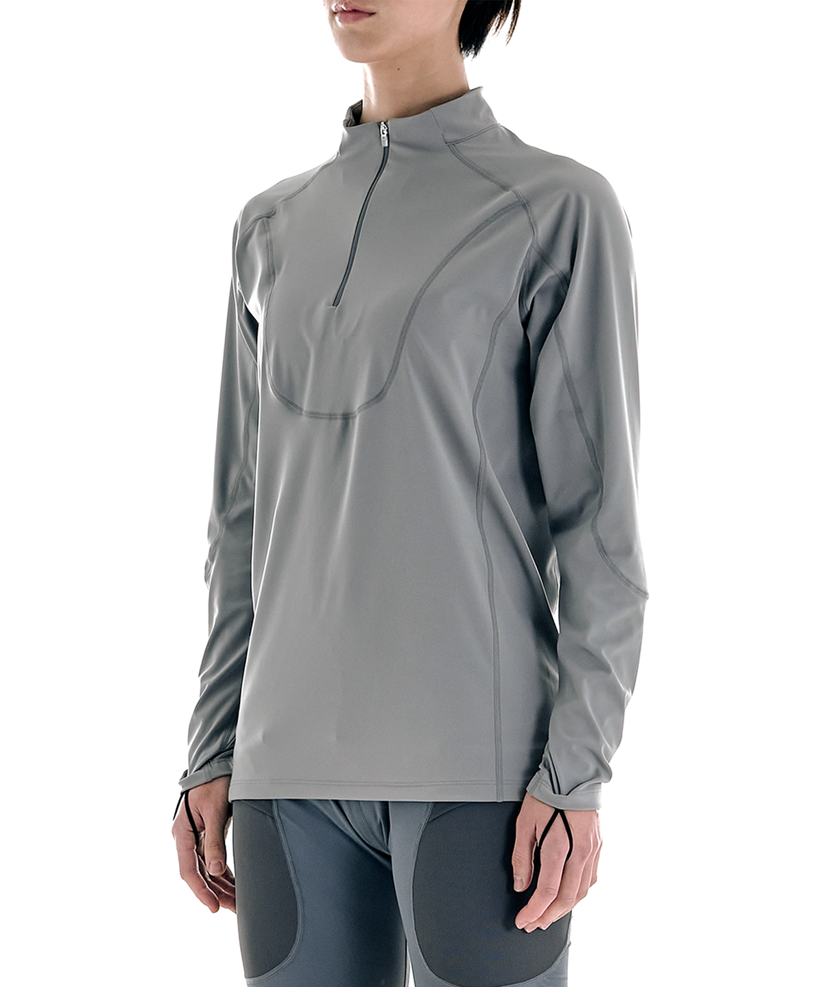 콜드웜(COLDWARM) Trail Half-Zip (Blue Grey) -Women-