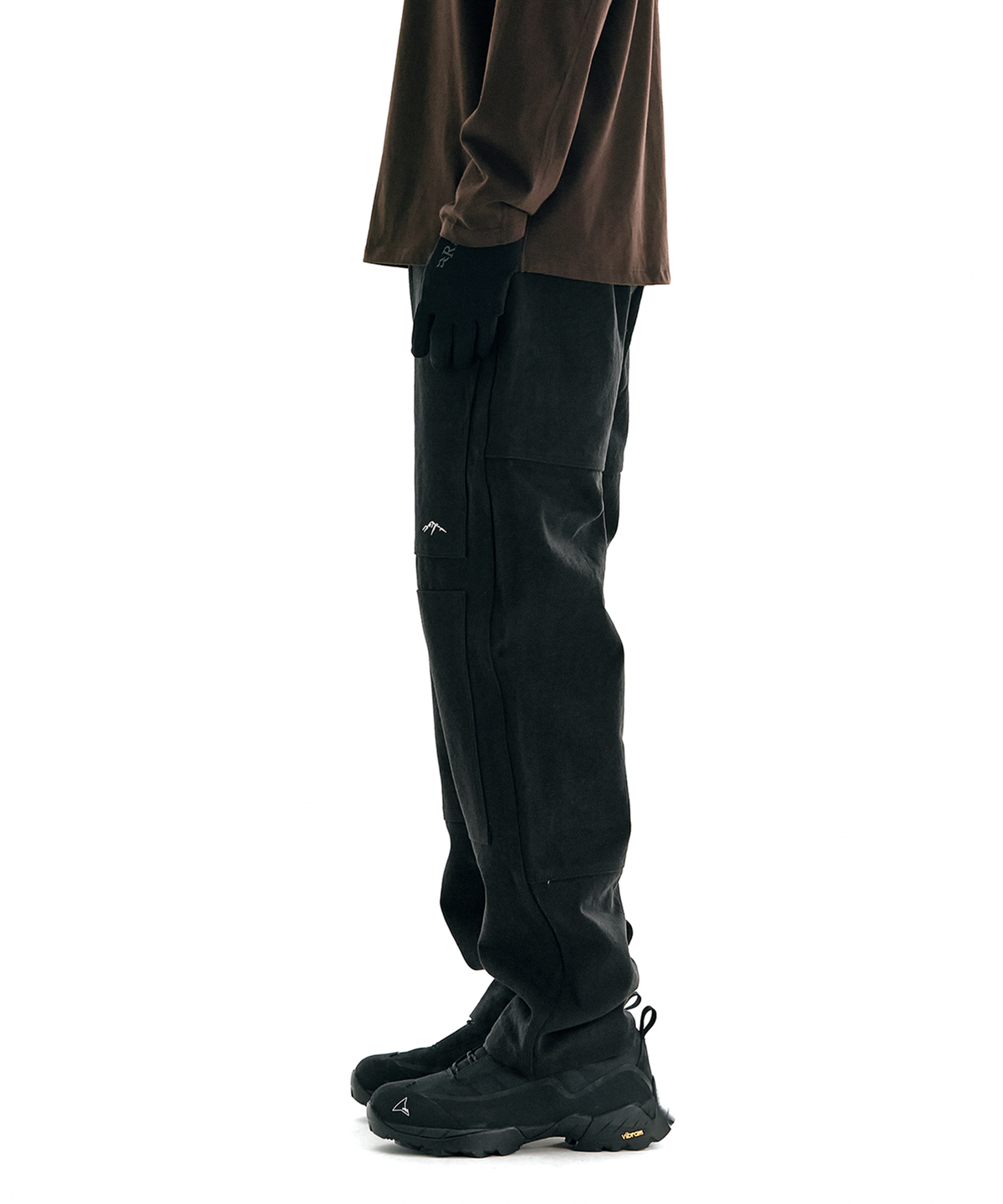 콜드웜(COLDWARM) Canvas Double Knee Pants (Black)
