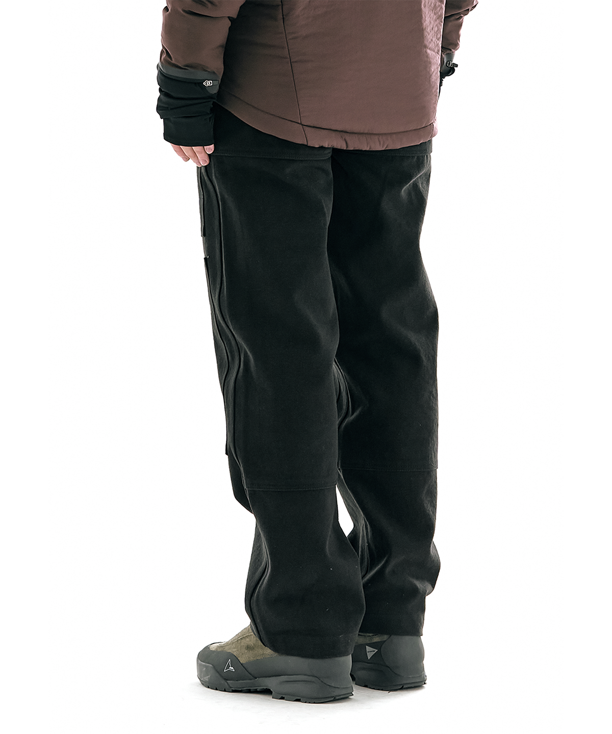 콜드웜(COLDWARM) Canvas Double Knee Pants (Black) -Women-