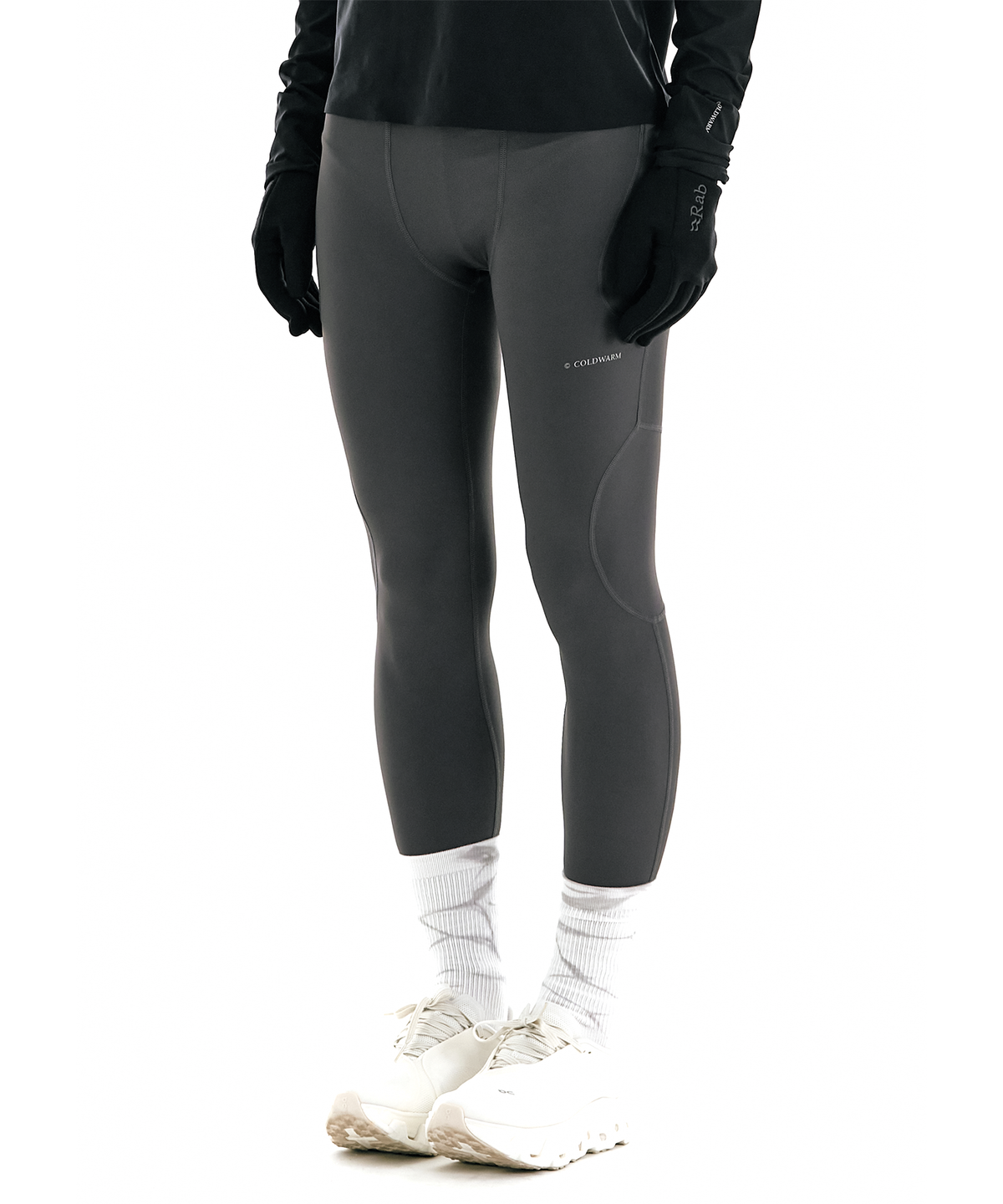 콜드웜(COLDWARM) Shift Trail Tights (Slate Charcoal) -Women-