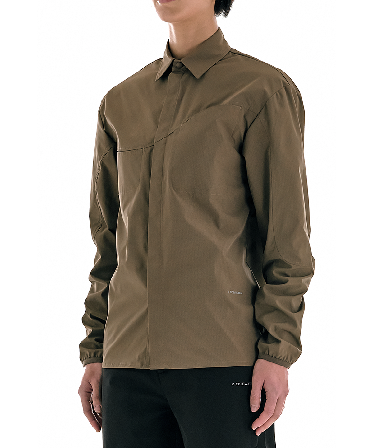 콜드웜(COLDWARM) Thermal Grid Shirt (Taupe) -Women-