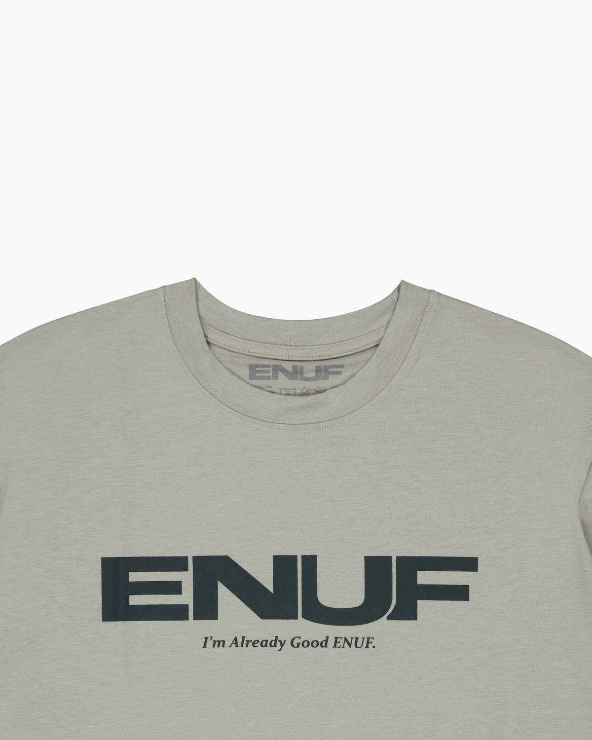 이너프(ENUF) ENUF 그레이그린 티셔츠