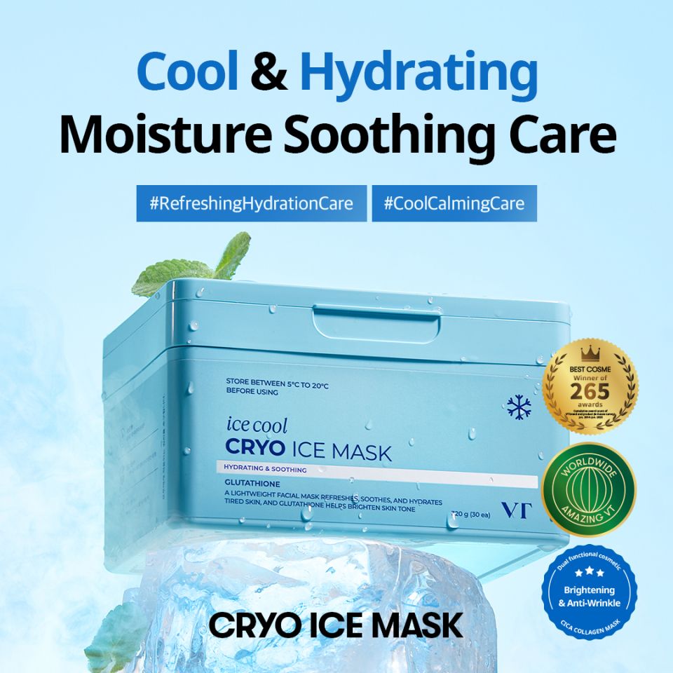 MUSINSA | VT COSMETICS [2PACK] VT Cryo Ice Mask (60 sheets)