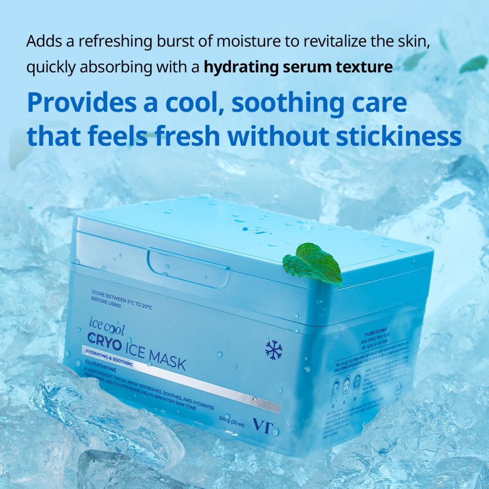 MUSINSA | VT COSMETICS [2PACK] VT Cryo Ice Mask (60 sheets)