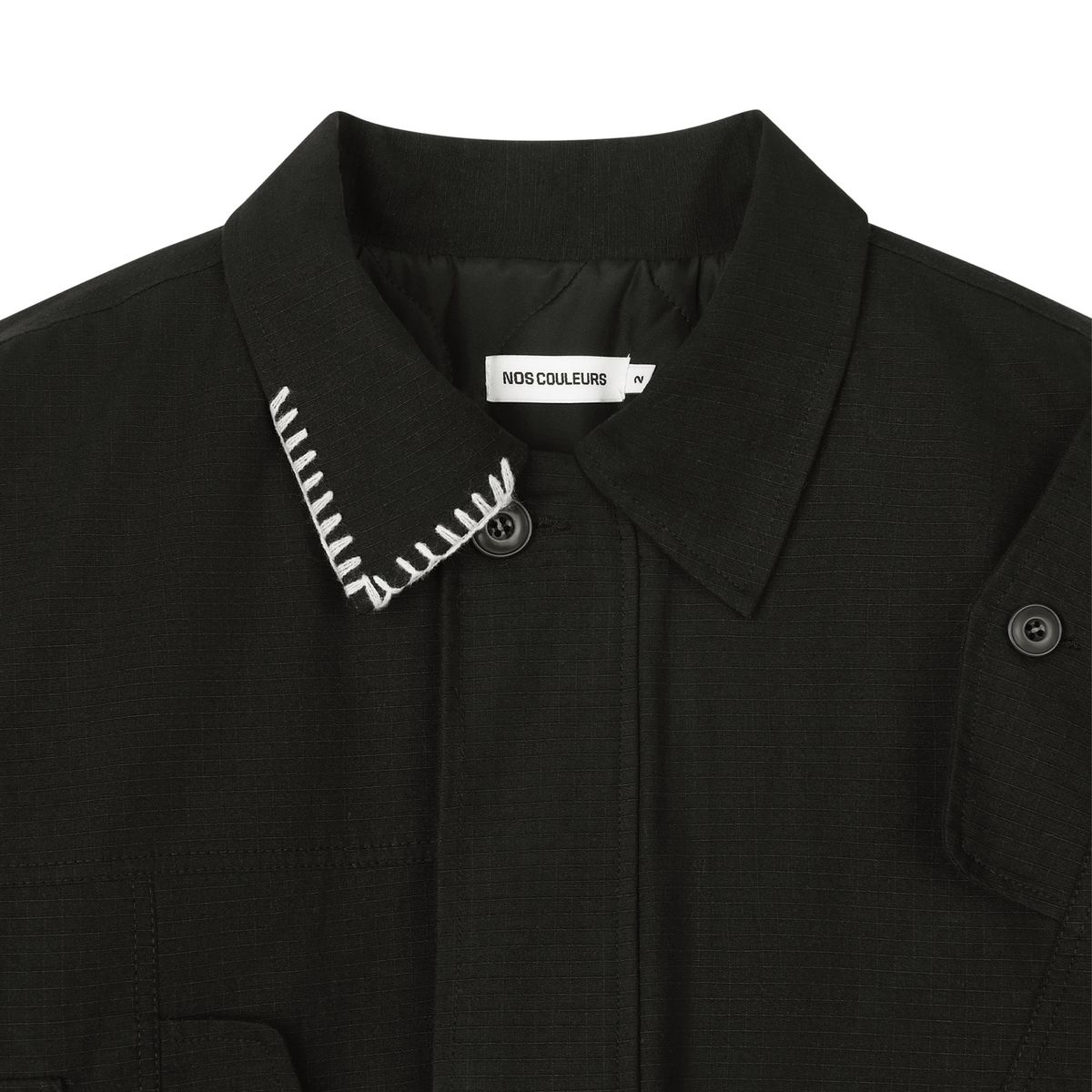 노쿨러스(NOSCOULEURS) UL COTTON JACKET 03 BLACK