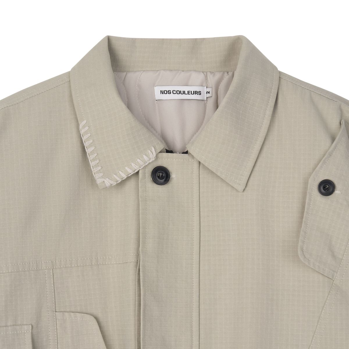 노쿨러스(NOSCOULEURS) UL COTTON JACKET 03 CREAM