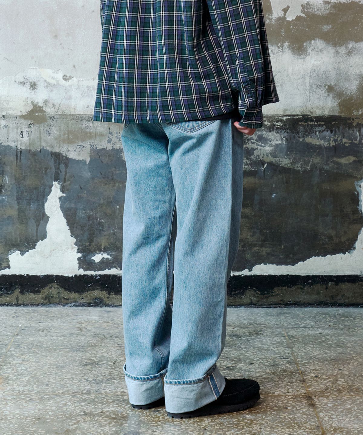 덴메이드(DENMADE) DEN1763 Selvedge Wide Fit (90s Retro Blue)