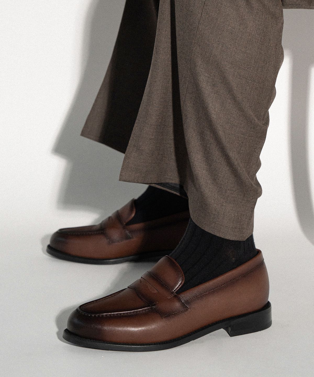 올클래식(ALLCLASSIC) ALC4405 시메르 페니 로퍼_d.brown