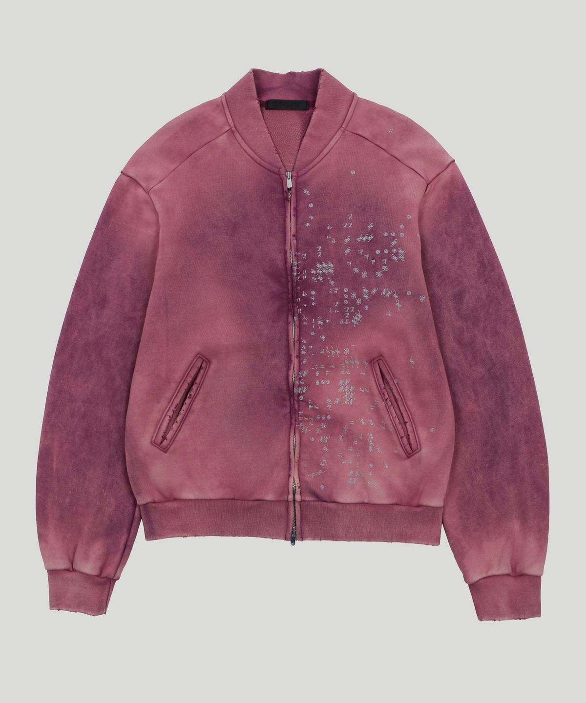엔드릭스(EDLIX) Heavy Faded Linings Sweat Jacket (Vintage purple)