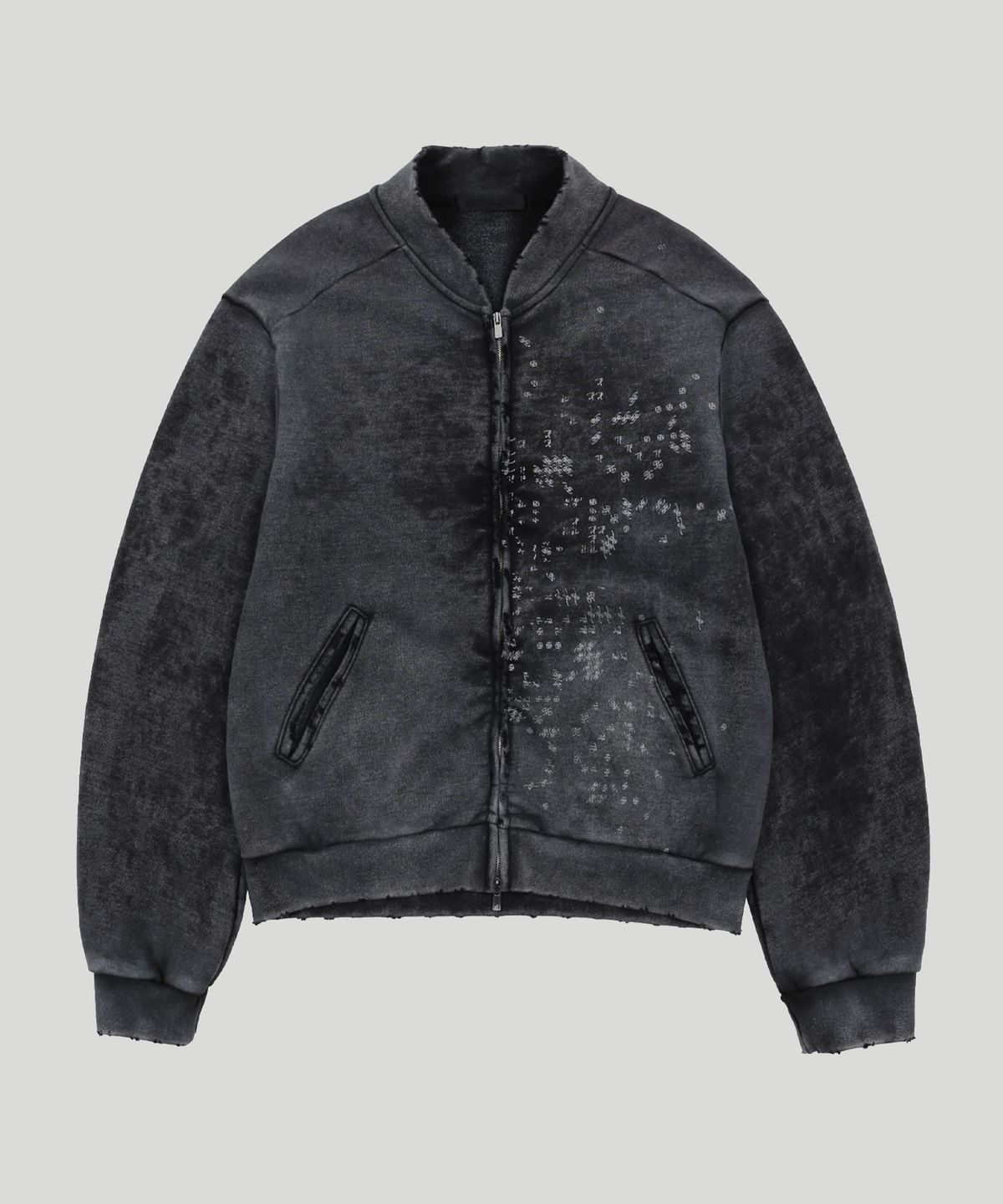 엔드릭스(EDLIX) Heavy Faded Linings Sweat Jacket (Vintage Black)