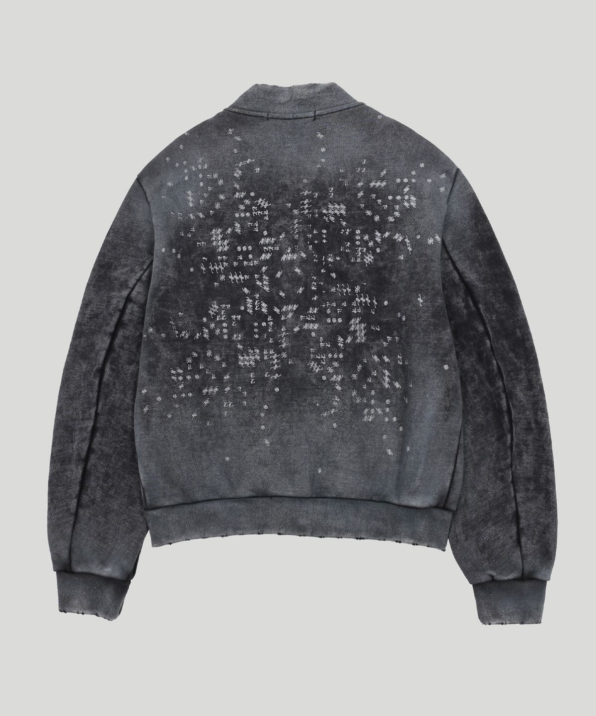 엔드릭스(EDLIX) Heavy Faded Linings Sweat Jacket (Vintage Black)