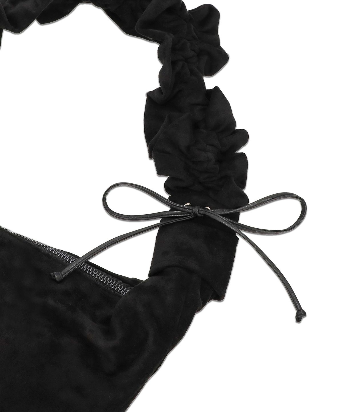 라임라이크(LIMELIKE) 스웨이드 프링백 Black