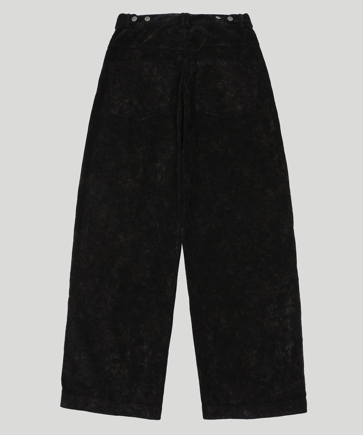 엔드릭스(EDLIX) SMUDGE HOLE CORDUROY PANTS (BLACK)