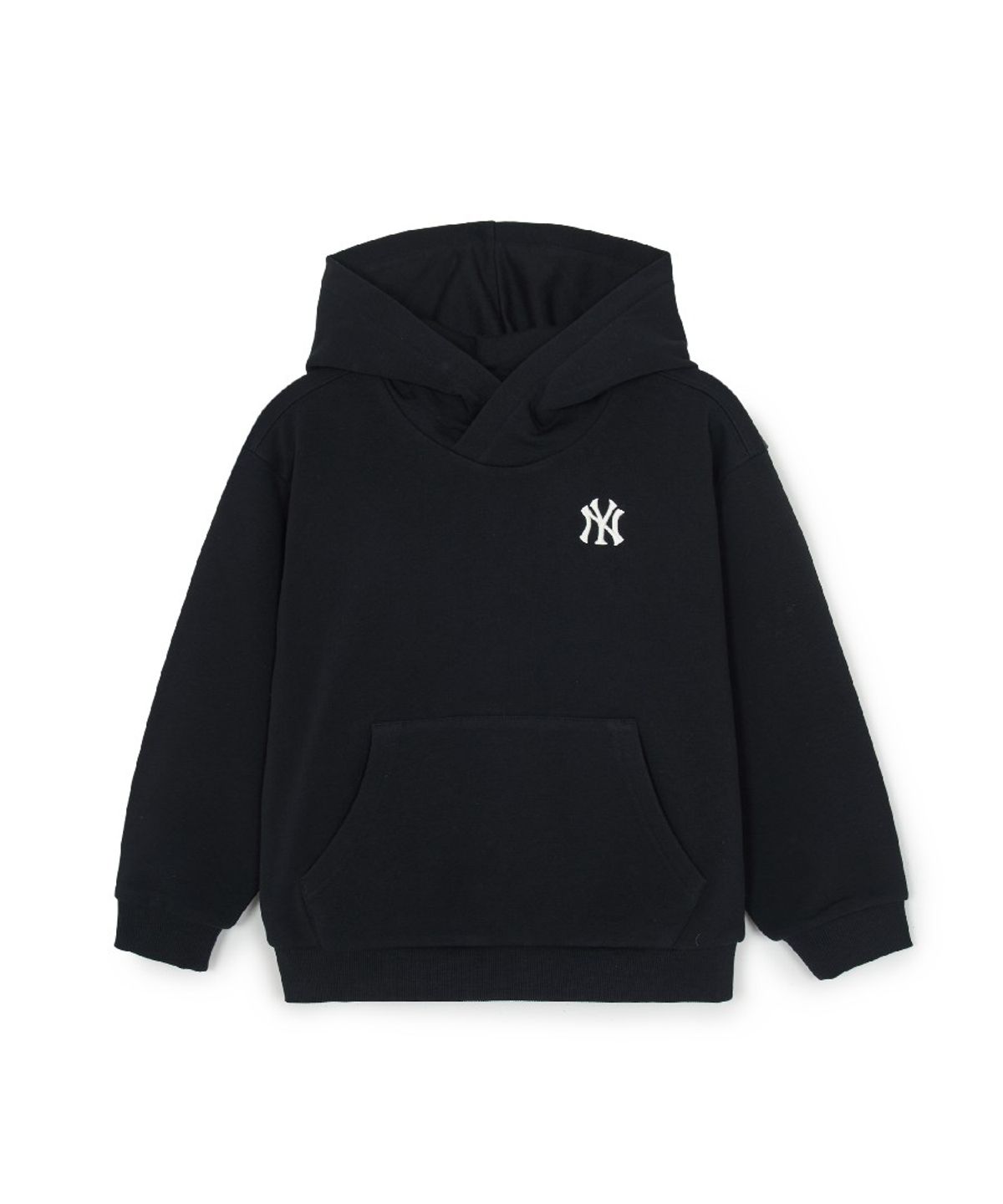 엠엘비 키즈(MLB KIDS) 베이직 스몰로고 후드티 NY (Black)