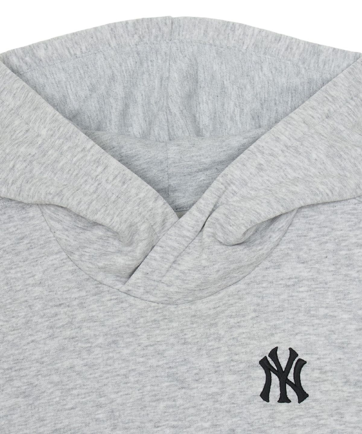 엠엘비 키즈(MLB KIDS) 베이직 스몰로고 후드티 NY (L.Melange Grey)