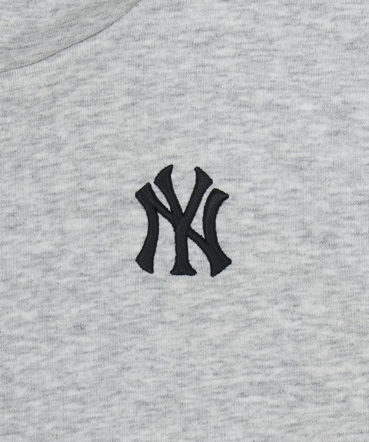엠엘비 키즈(MLB KIDS) 베이직 스몰로고 후드티 NY (L.Melange Grey)