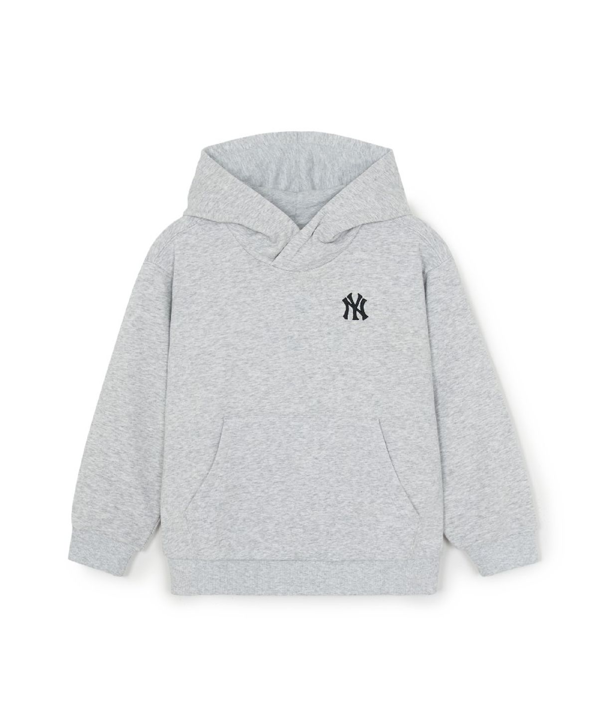 엠엘비 키즈(MLB KIDS) 베이직 스몰로고 후드티 NY (L.Melange Grey)