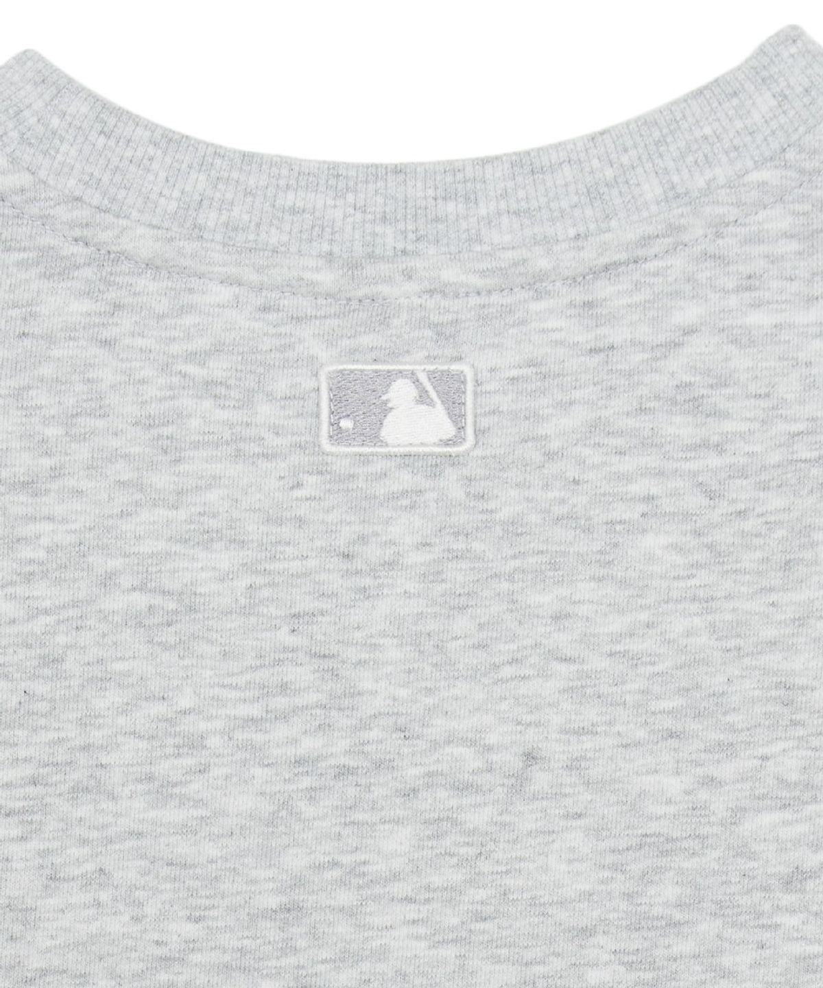 엠엘비 키즈(MLB KIDS) 베이직 스몰로고 맨투맨 NY (L.Melange Grey)
