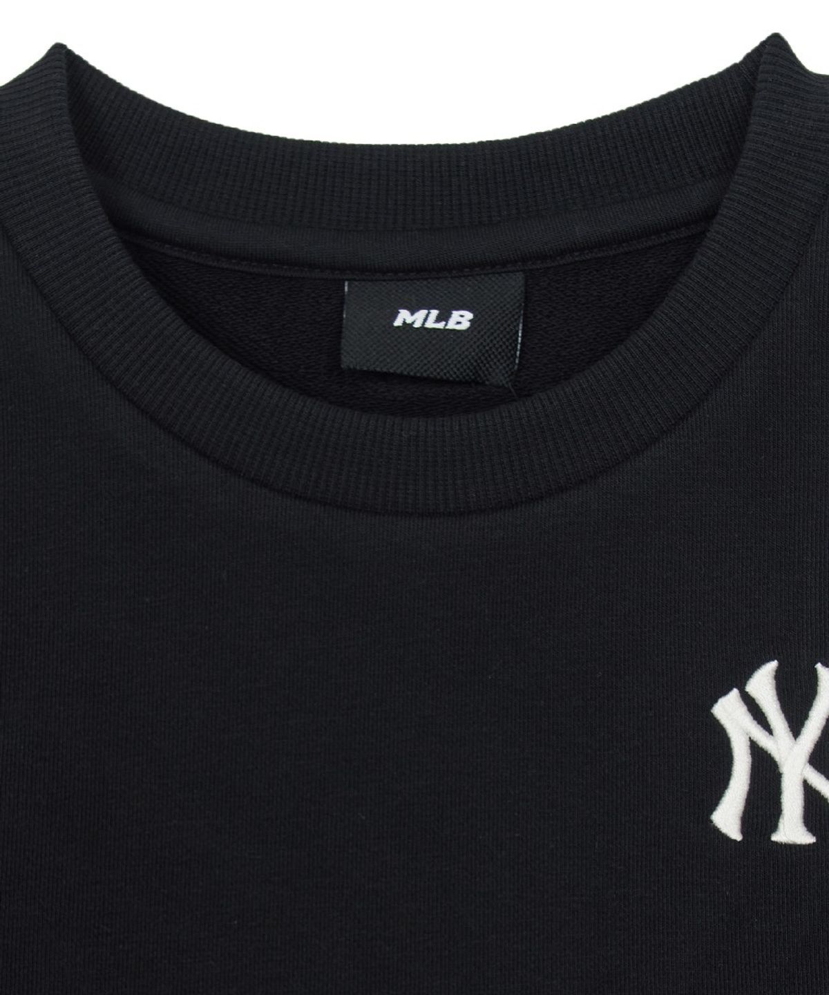 엠엘비 키즈(MLB KIDS) 베이직 스몰로고 맨투맨 NY (Black)