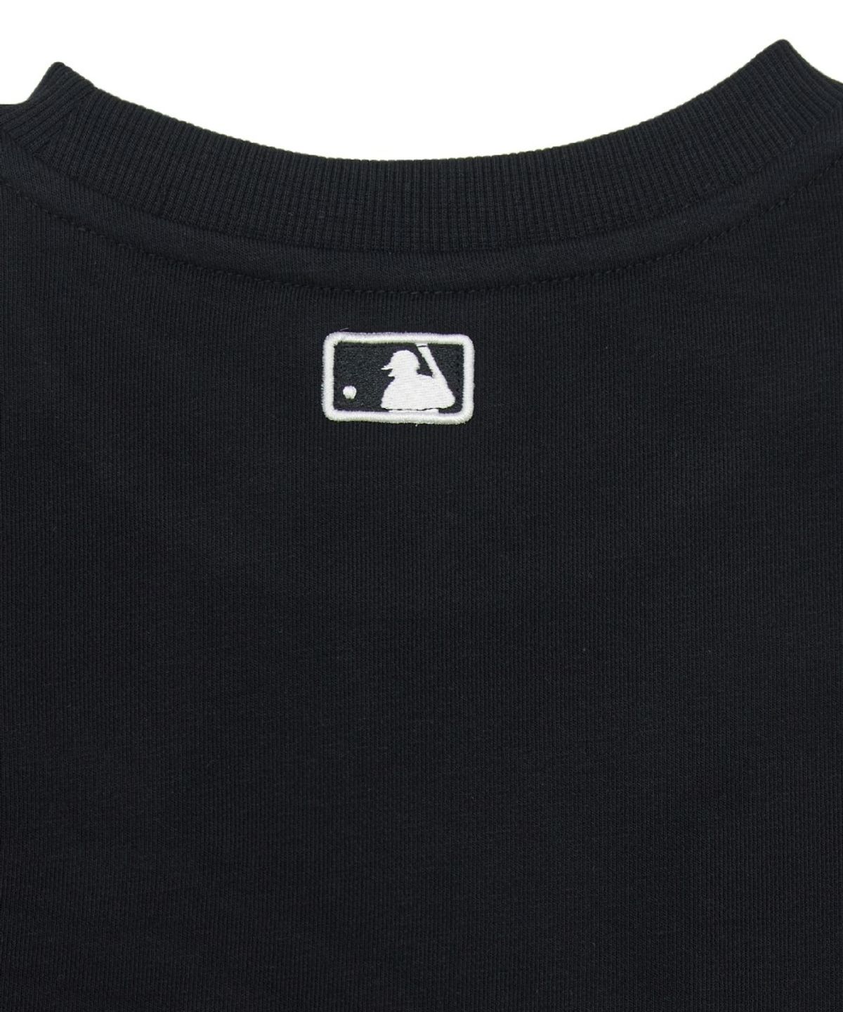 엠엘비 키즈(MLB KIDS) 베이직 스몰로고 맨투맨 NY (Black)