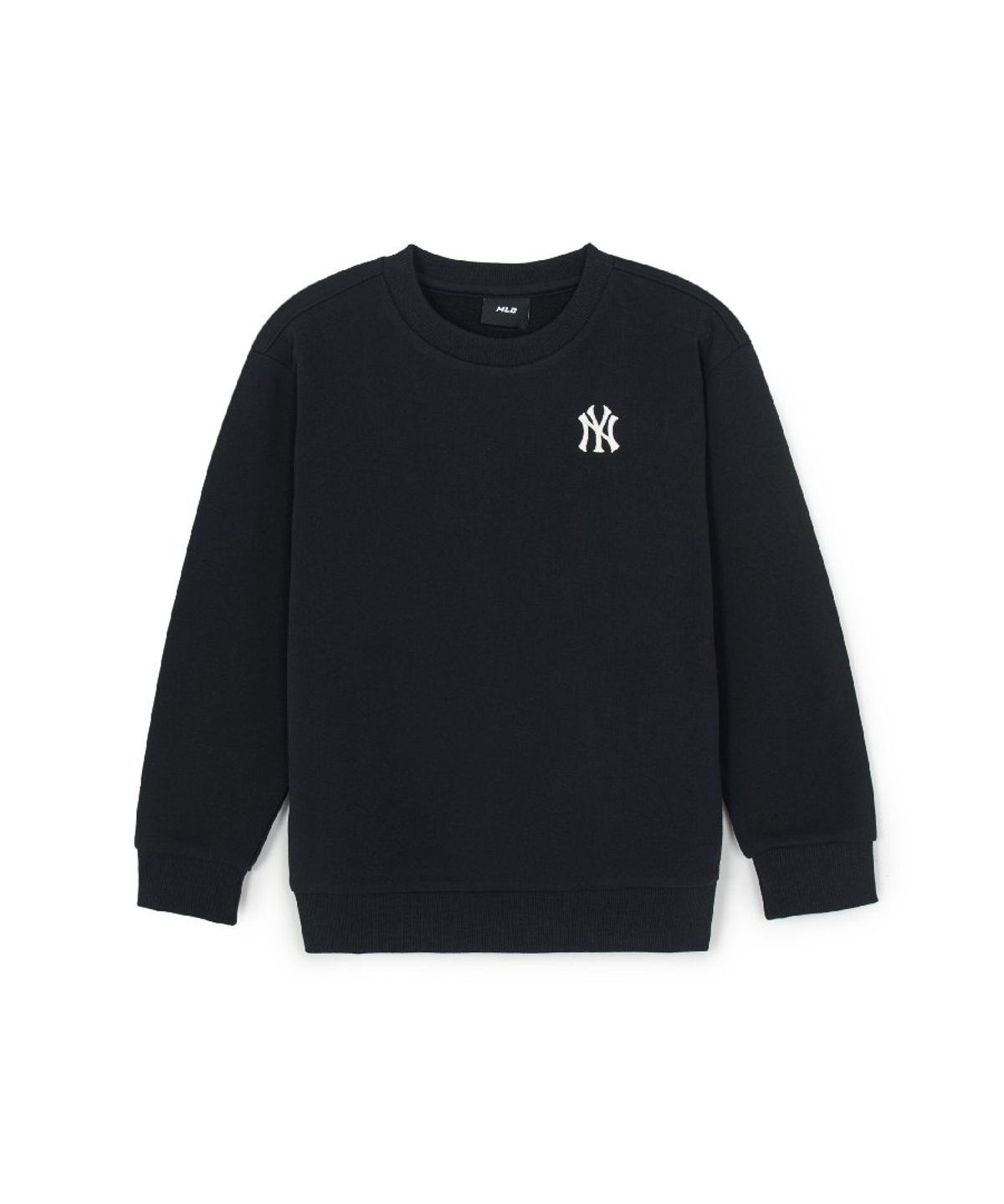 엠엘비 키즈(MLB KIDS) 베이직 스몰로고 맨투맨 NY (Black)