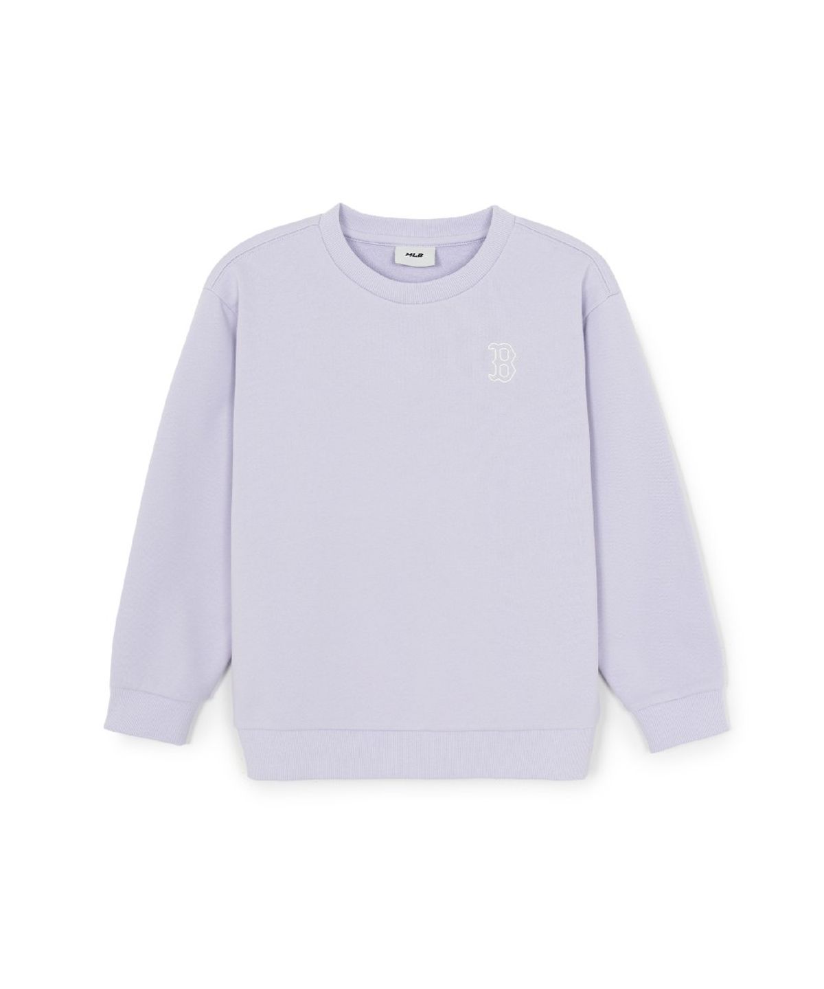 엠엘비 키즈(MLB KIDS) 베이직 스몰로고 맨투맨 BOS (Lavender)