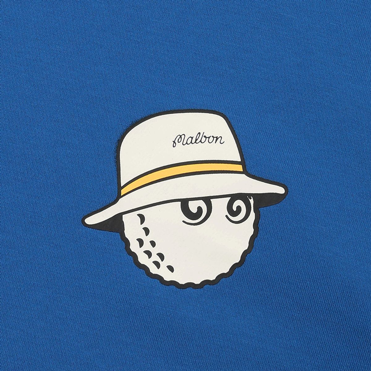 말본 골프(MALBON GOLF) 버킷 스크립트 유니 라운드 티셔츠 BLUE
