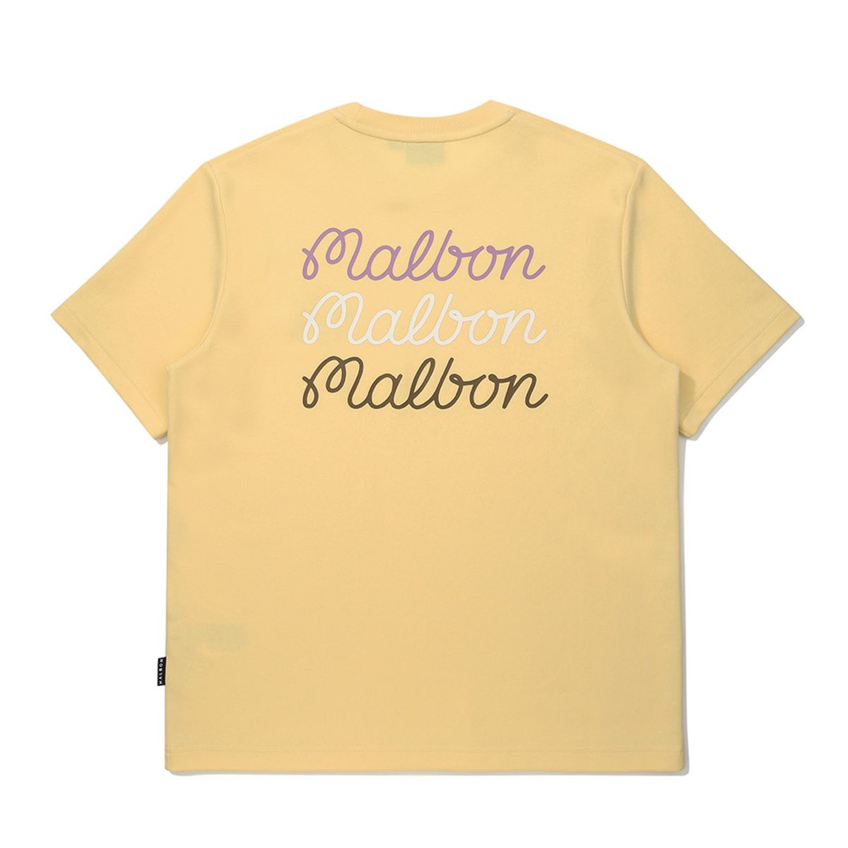 말본 골프(MALBON GOLF) 버킷 트리플 유니 라운드 티셔츠 BUTTER YELLOW