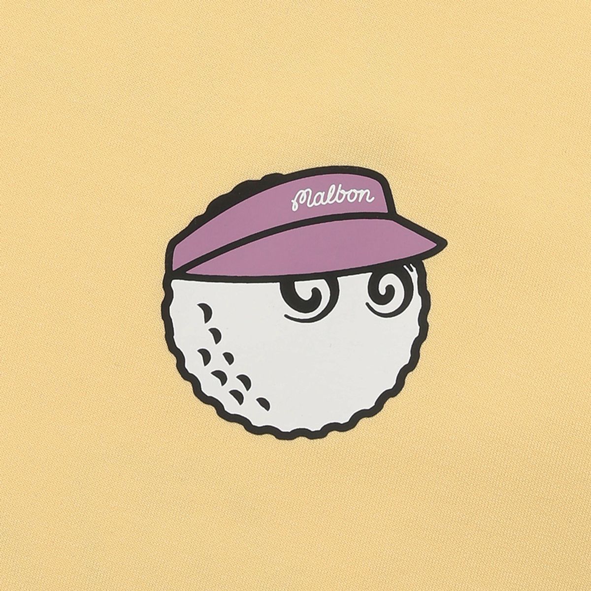 말본 골프(MALBON GOLF) 버킷 트리플 유니 라운드 티셔츠 BUTTER YELLOW