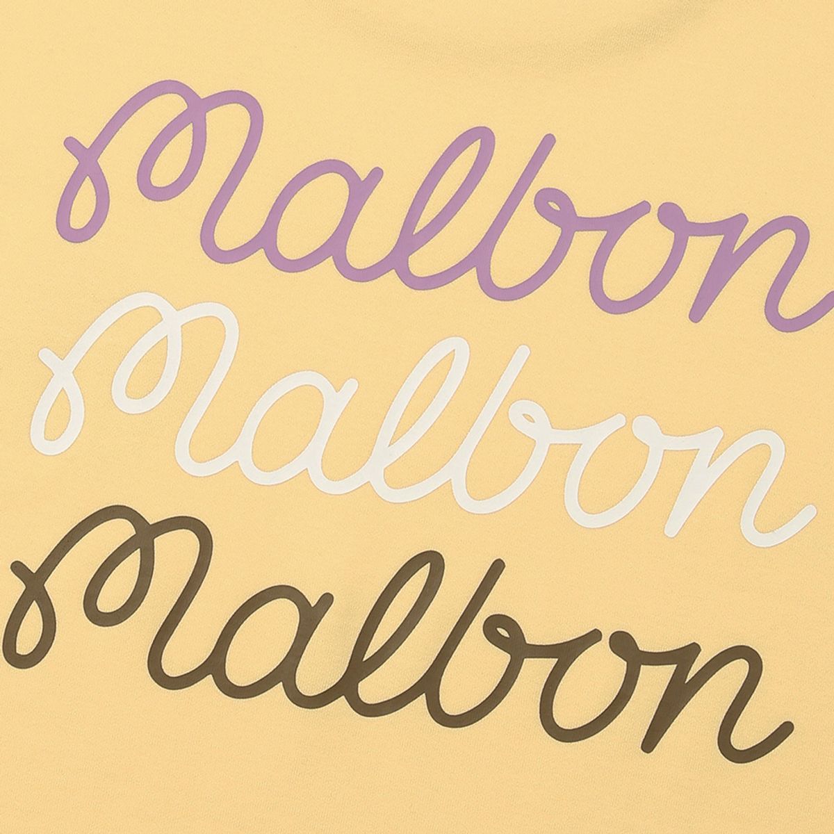 말본 골프(MALBON GOLF) 버킷 트리플 유니 라운드 티셔츠 BUTTER YELLOW