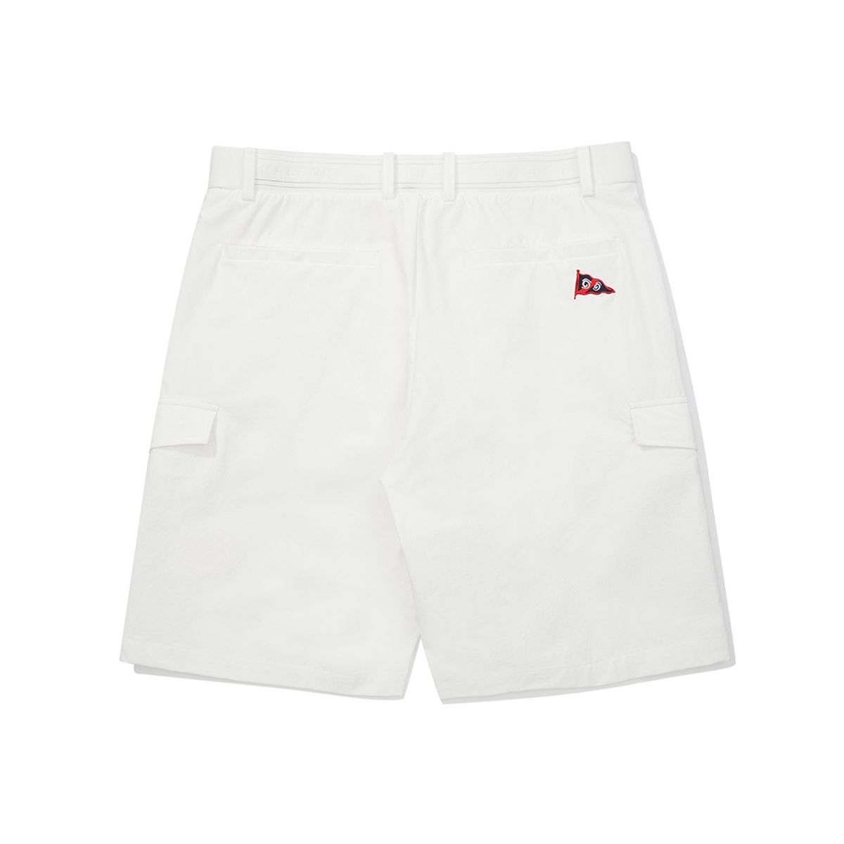 말본 골프(MALBON GOLF) 플래그 하프 팬츠 WHITE (MAN)