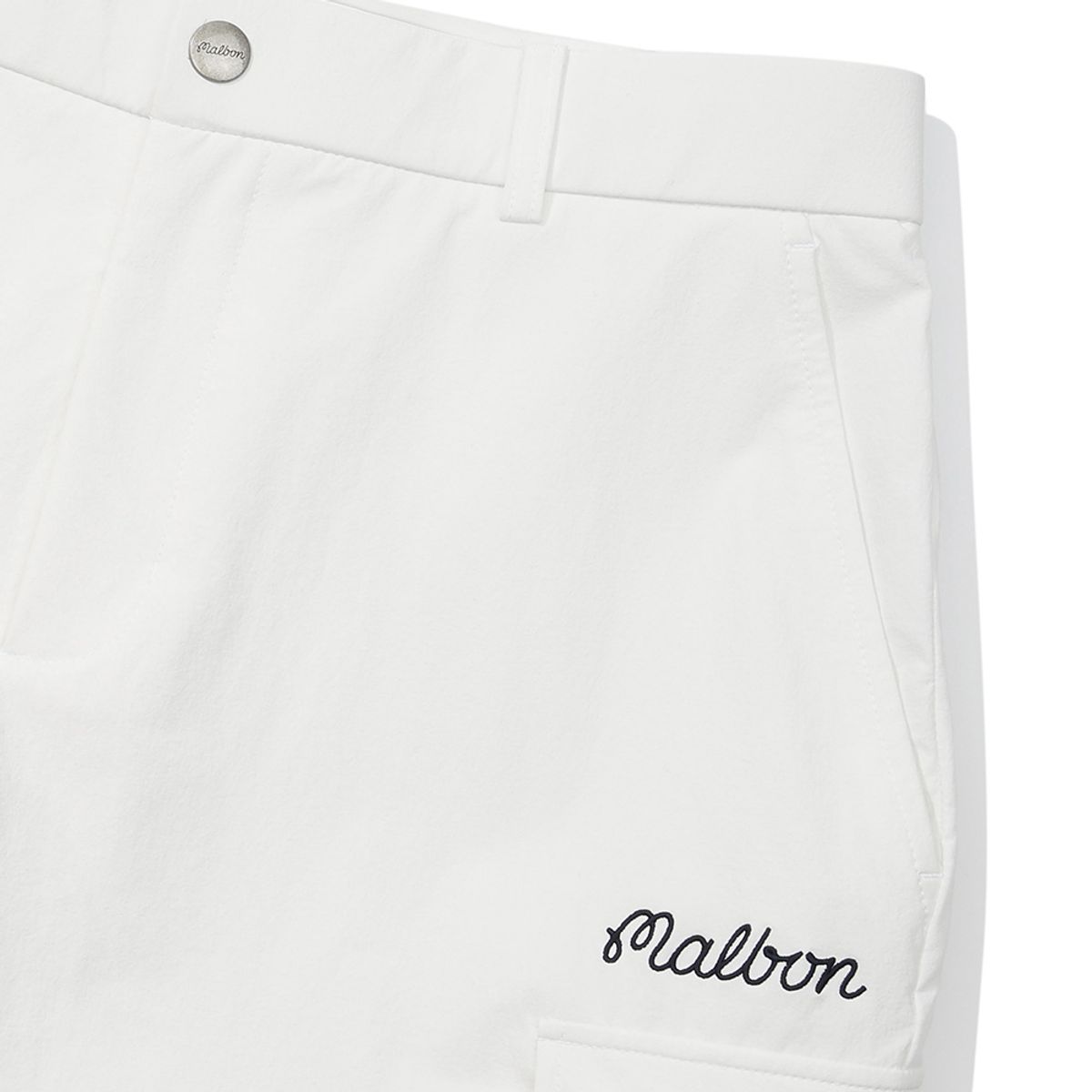 말본 골프(MALBON GOLF) 플래그 하프 팬츠 WHITE (MAN)