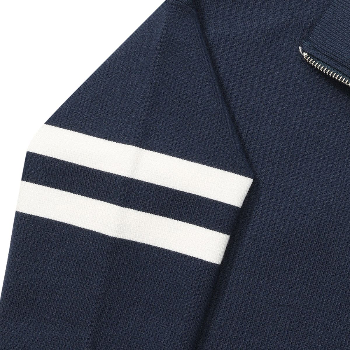 말본 골프(MALBON GOLF) 니트 집업 가디건 NAVY (WOMAN)