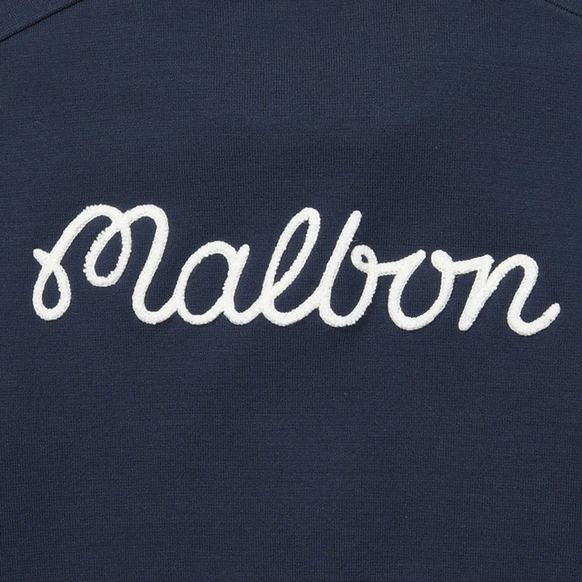 말본 골프(MALBON GOLF) 니트 집업 가디건 NAVY (WOMAN)