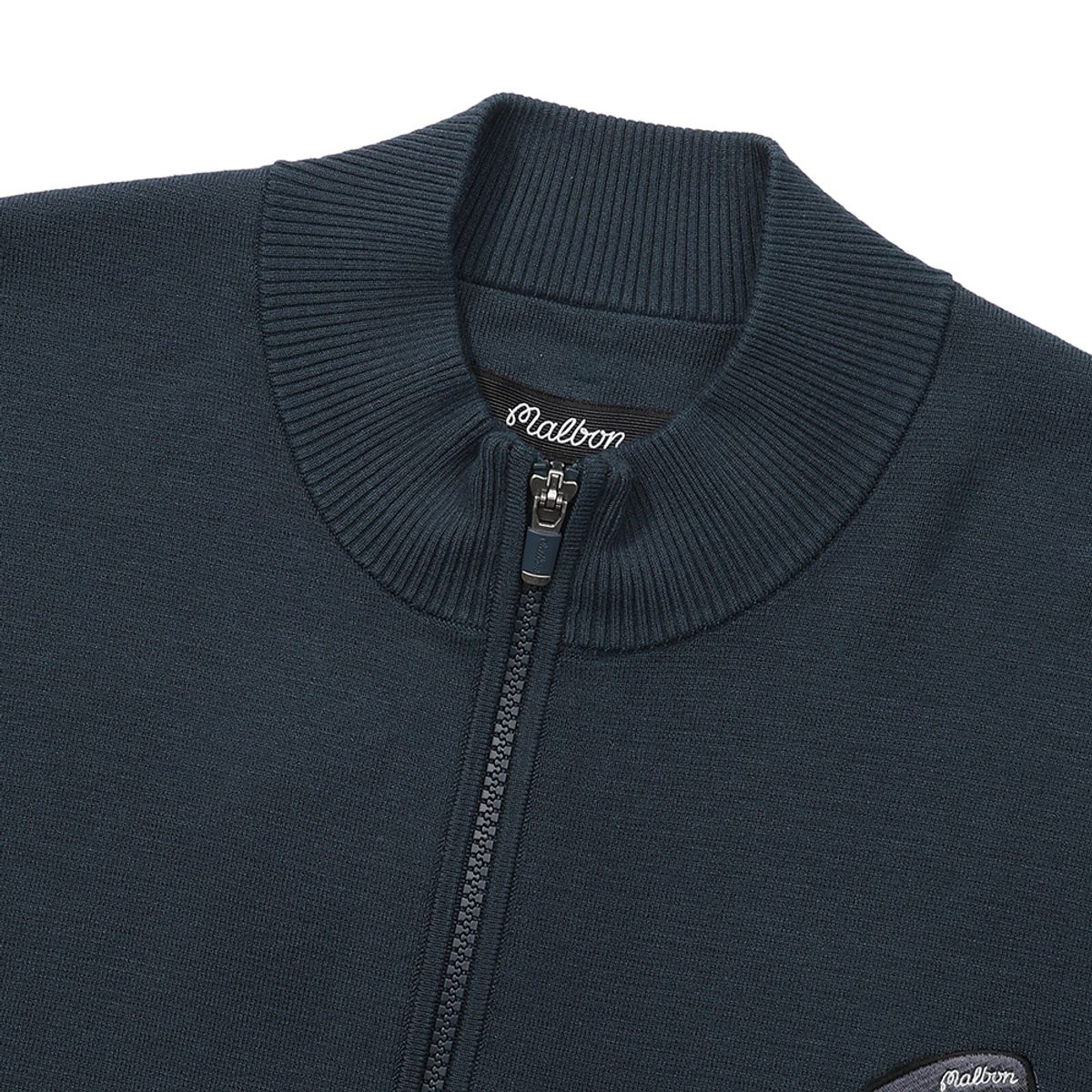 말본 골프(MALBON GOLF) 니트 풀집업 자켓 NAVY (MAN)