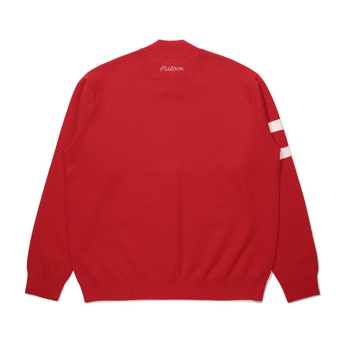 말본 골프(MALBON GOLF) 니트 풀집업 자켓 RED (MAN)