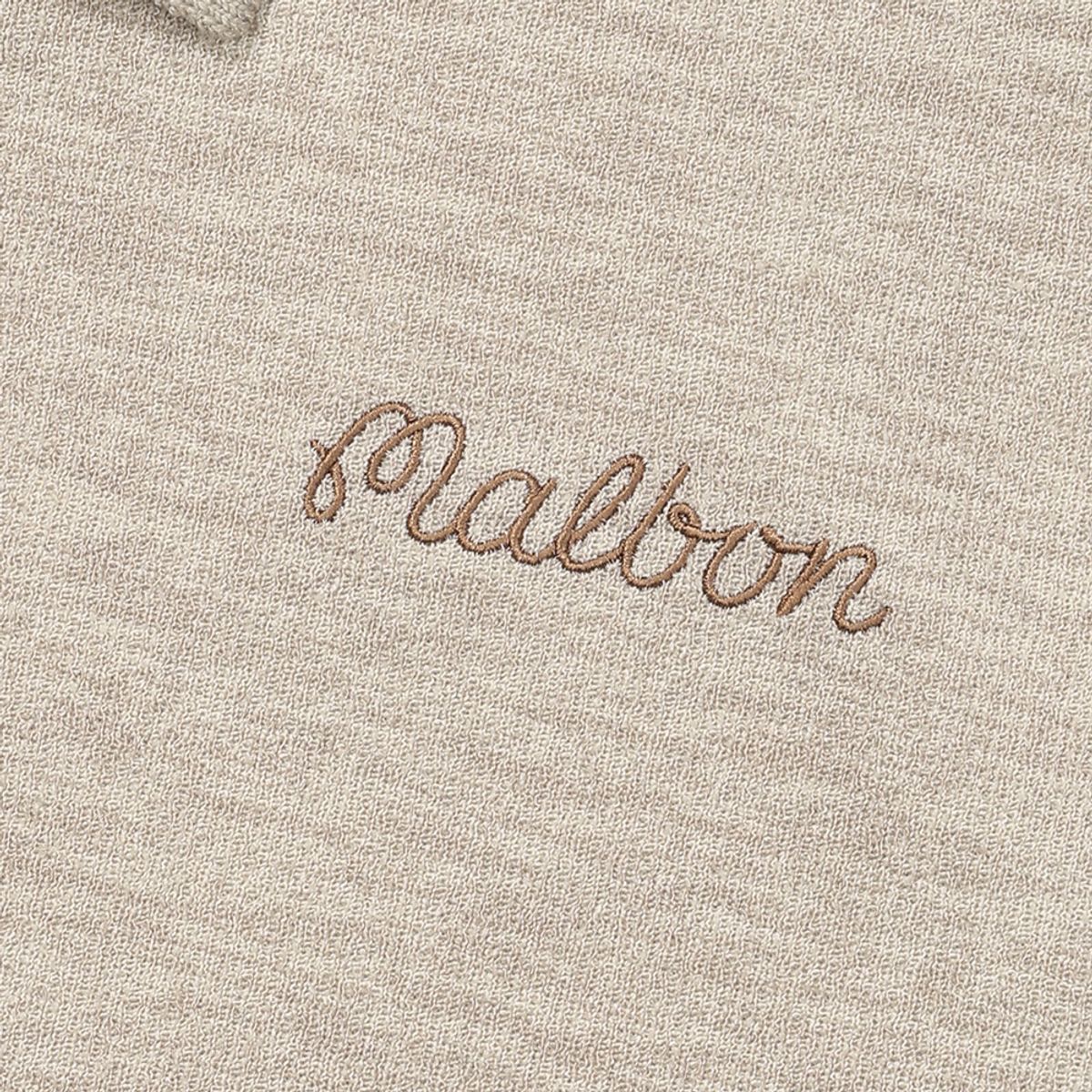 말본 골프(MALBON GOLF) 니트라이크 트레블 긴팔 티셔츠 BEIGE (MAN)