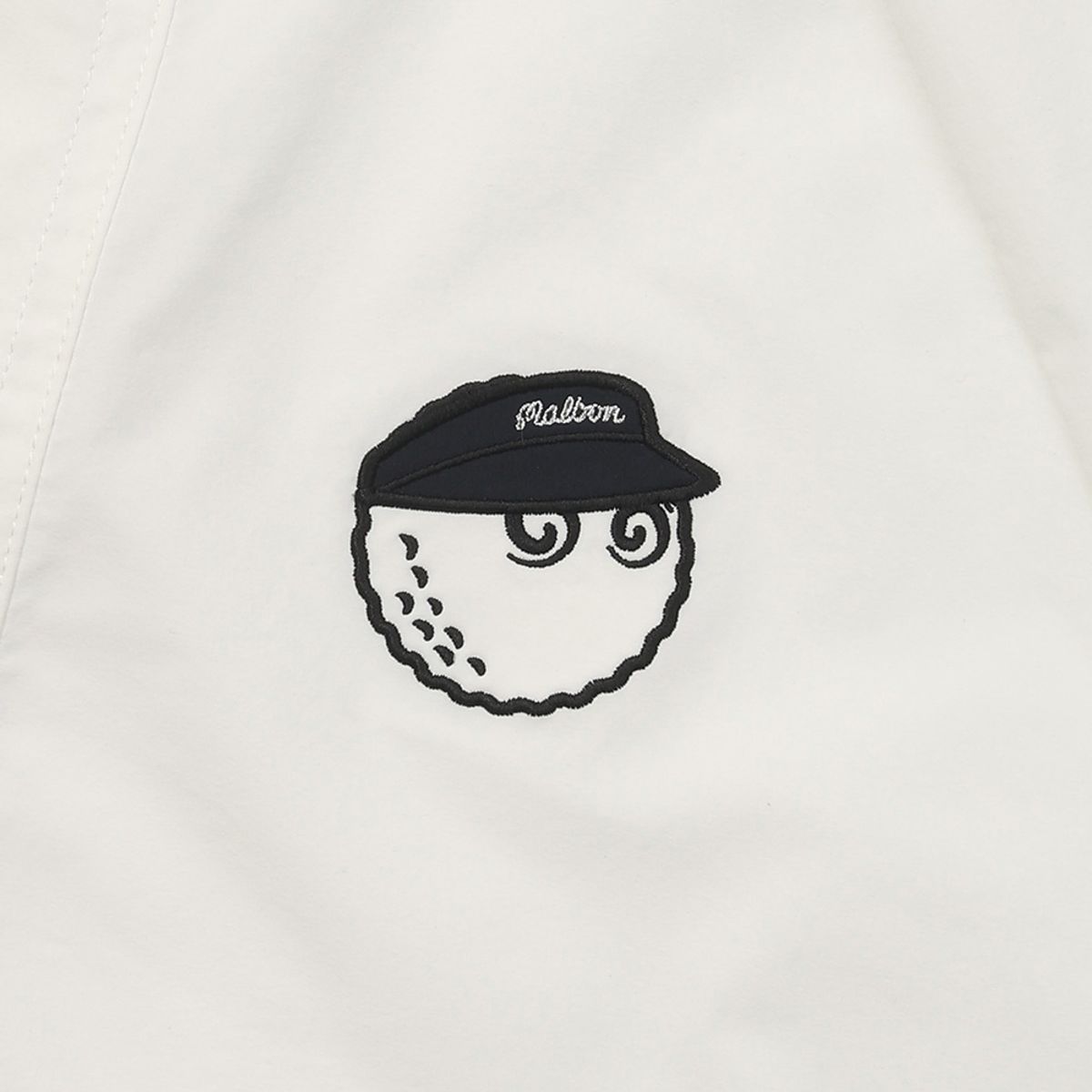 말본 골프(MALBON GOLF) 래글런 컬러블럭 재킷 OFF WHITE (WOMAN)